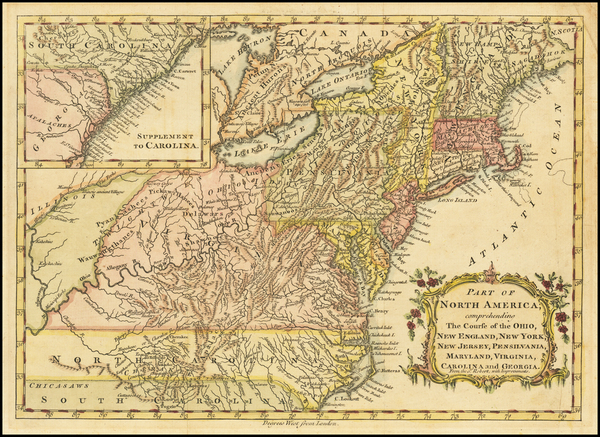 73-New England, Mid-Atlantic and Midwest Map By John Barrow