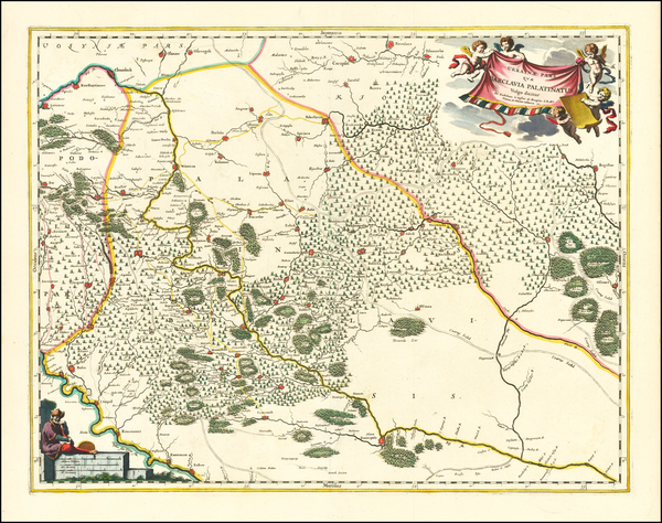 83-Ukraine Map By Johannes Blaeu