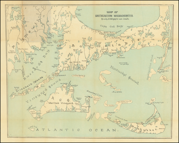 50-Massachusetts Map By John Murphy