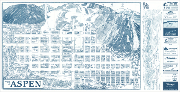 78-Colorado, Colorado and Pictorial Maps Map By Chris King