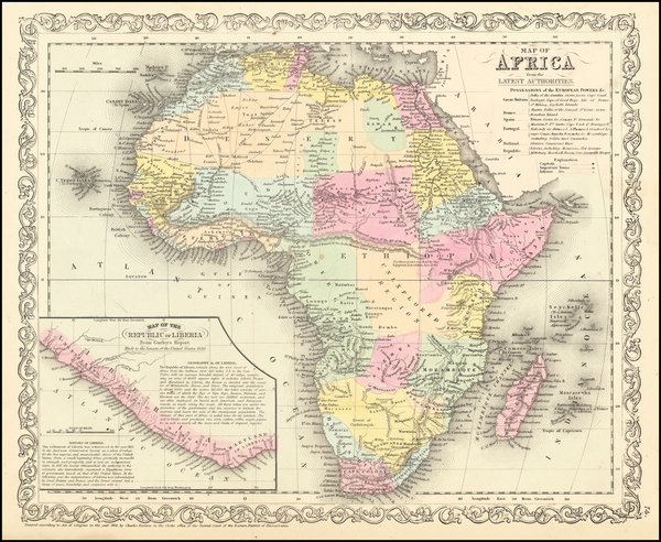 56-Africa Map By Charles Desilver