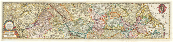 78-Netherlands, Switzerland, Süddeutschland and Mitteldeutschland Map By Peter Verbiest