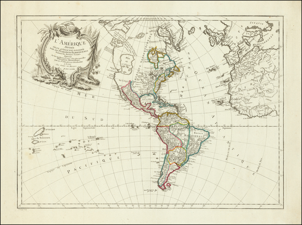 25-Pacific Northwest and America Map By Jean-Baptiste Delafosse