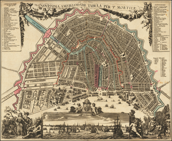 44-Netherlands Map By Pierre Mortier