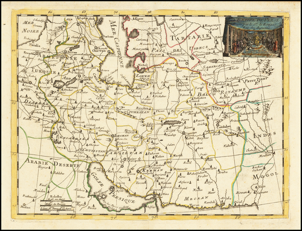 22-Central Asia & Caucasus, Middle East and Persia & Iraq Map By George Louis Le Rouge