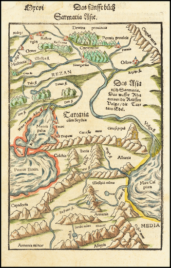 100-Russia, Ukraine and Central Asia & Caucasus Map By Sebastian Munster