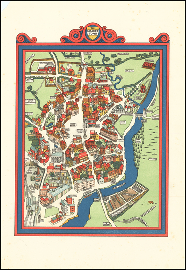 30-Curiosities Map By Gilbert Anthony Pownall