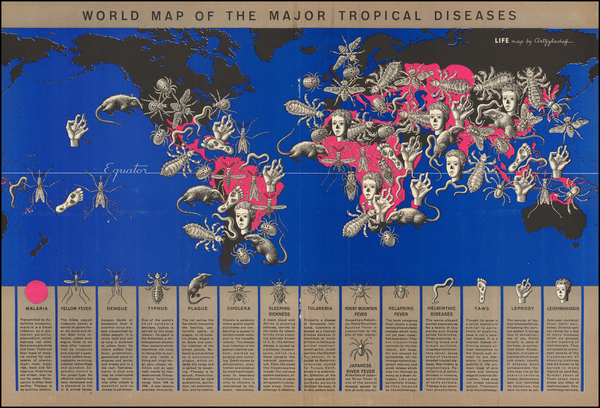 14-World and Pictorial Maps Map By Boris Artsybasheff