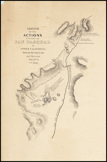 89-California and Other California Cities Map By William Hemsley Emory