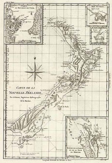 99-Australia & Oceania and New Zealand Map By Rigobert Bonne