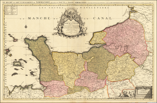 16-France Map By Alexis-Hubert Jaillot