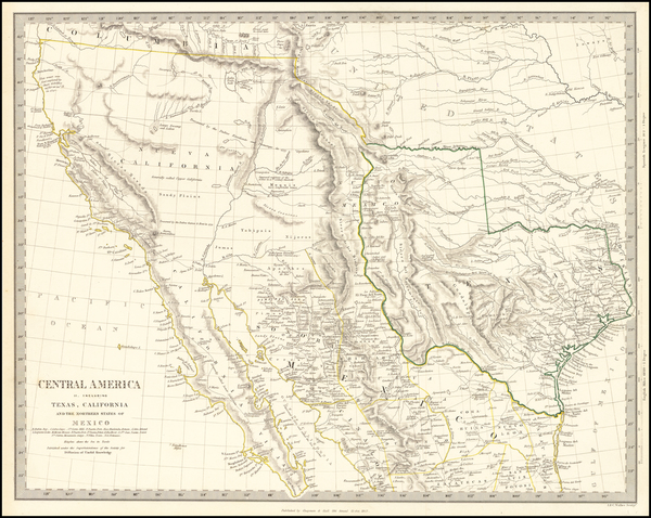 48-Texas, Southwest, Rocky Mountains and California Map By SDUK