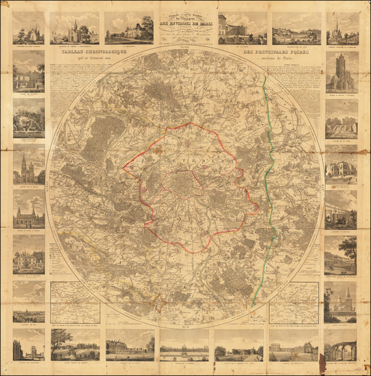 96-Paris and Île-de-France Map By Le Roi