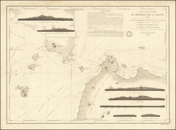 3-Indonesia Map By Depot de la Marine