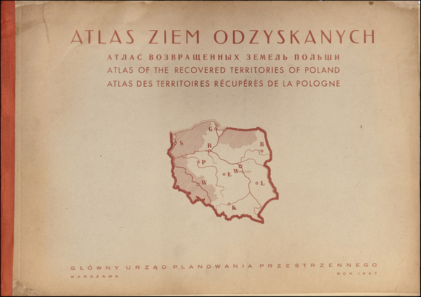 1-Poland, Atlases and World War II Map By Jozefa Zaremby