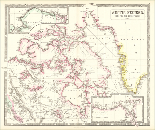 90-Polar Maps, Alaska and Canada Map By George Philip & Son