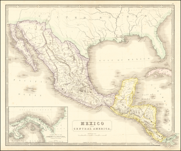 90-Texas, Southwest, New Mexico and Mexico Map By George Philip & Son