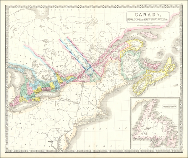 59-Canada and Eastern Canada Map By George Philip & Son