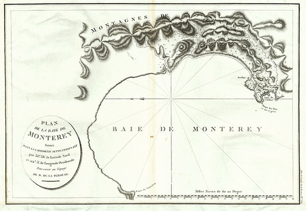 11-California Map By Jean Francois Galaup de La Perouse