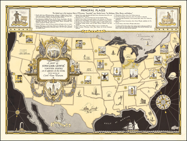 78-United States and Pictorial Maps Map By George Annand