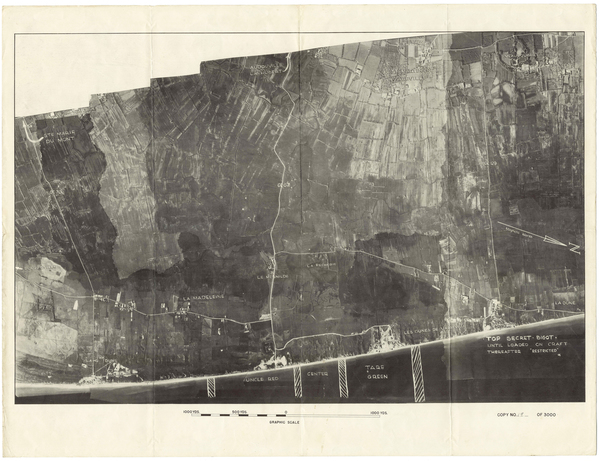 39-France and World War II Map By U.S. Army