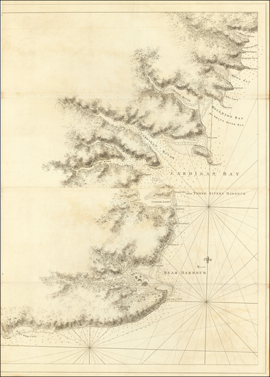 21-American Revolution and Canada Map By Joseph Frederick Wallet Des Barres