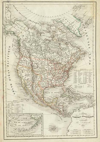 98-North America Map By Delamarche