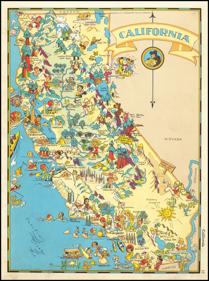 31-Pictorial Maps and California Map By Ruth Taylor White