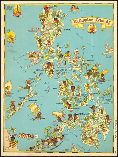 78-Philippines Map By Ruth Taylor White
