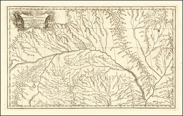 40-Central Asia & Caucasus and Russia in Asia Map By Jean-Baptiste Bourguignon d'Anville