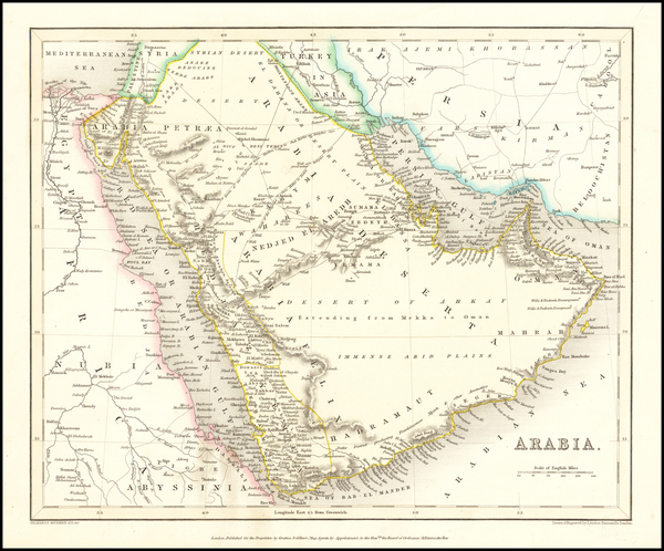 27-Middle East and Arabian Peninsula Map By Gilbert