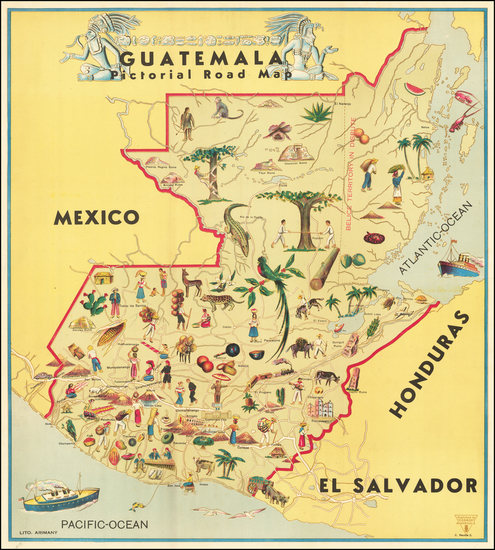 26-Central America and Pictorial Maps Map By C Neutze