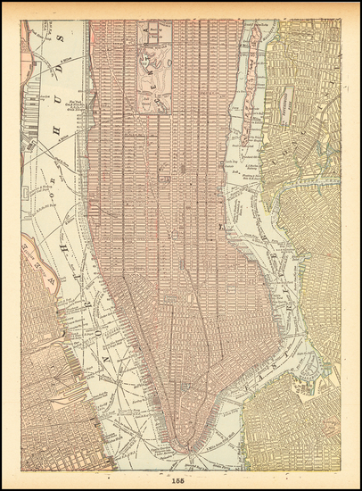 14-New York City Map By People's Publishing Co.