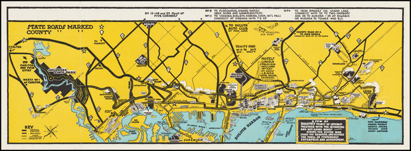 44-Minnesota and Pictorial Maps Map By Nelson A Long