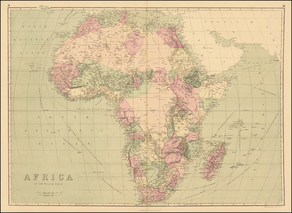 94-Africa Map By J. David Williams