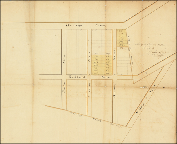 46-New York City Map By Charles Loss