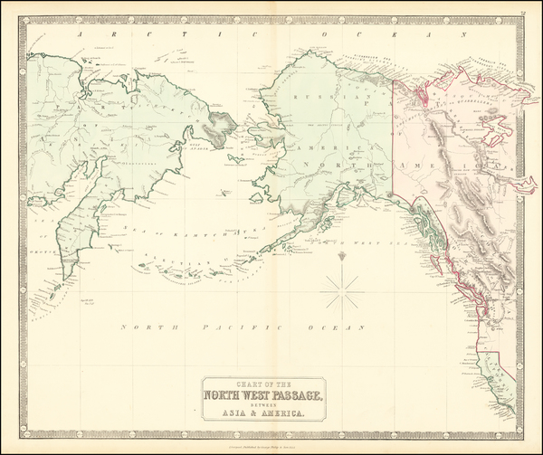 36-Polar Maps and Alaska Map By George Philip & Son