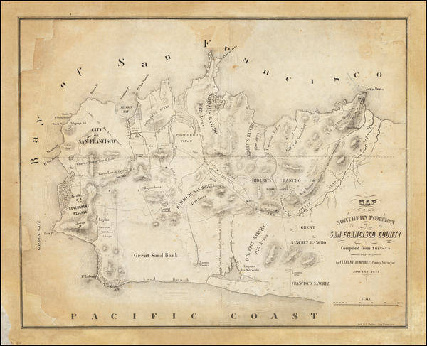 4-California and San Francisco & Bay Area Map By Clement Humphreys  &  Alexander Zakreski