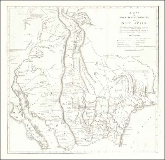 19-Texas, Southwest and Rocky Mountains Map By Zebulon Montgomery Pike