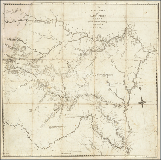 90-Louisiana, Arkansas, Texas, Kansas, Missouri, Nebraska and Oklahoma & Indian Territory Map 