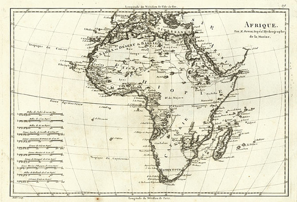 97-Africa and Africa Map By Rigobert Bonne