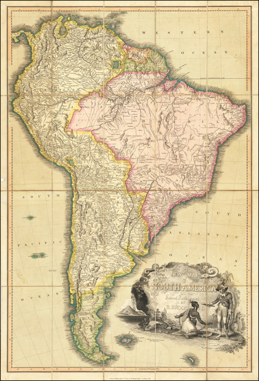 25-South America Map By Richard Brookes