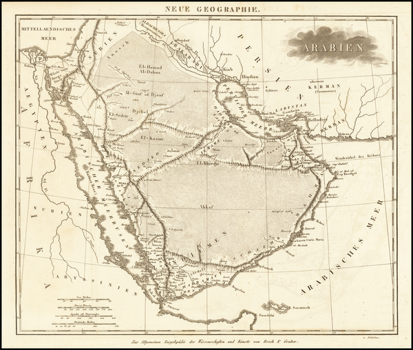 25-Middle East and Arabian Peninsula Map By Schleiben