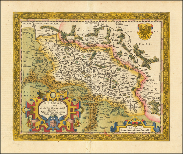 94-Poland Map By Abraham Ortelius