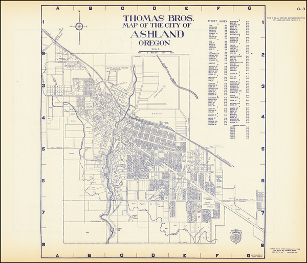 11-Oregon Map By Thomas Brothers