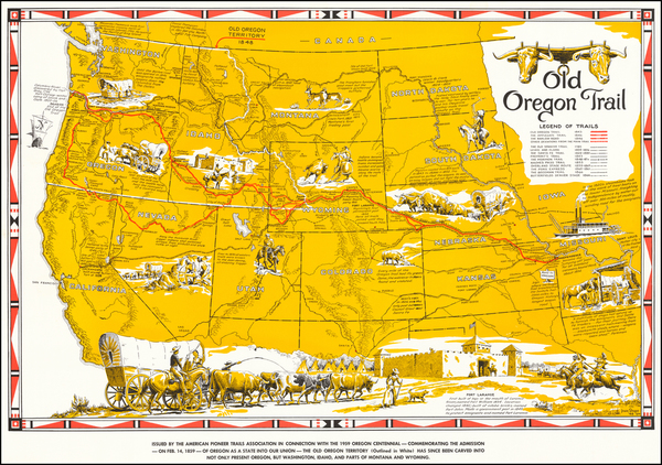 98-Plains, Rocky Mountains, Pacific Northwest, Pictorial Maps and California Map By Irvin Shope