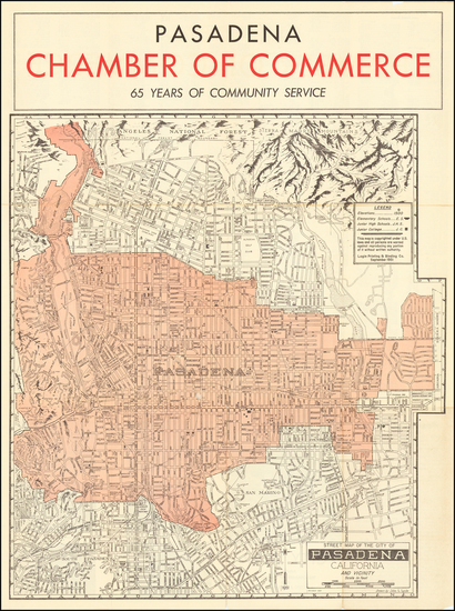 0-Los Angeles and Other California Cities Map By John L. Lynde