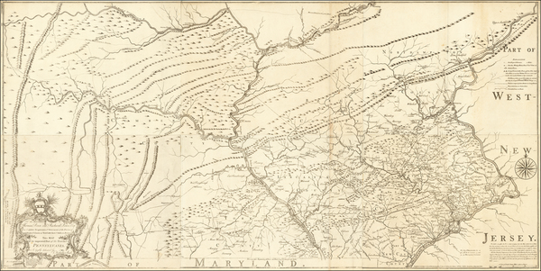 15-Pennsylvania Map By Nicholas Scull