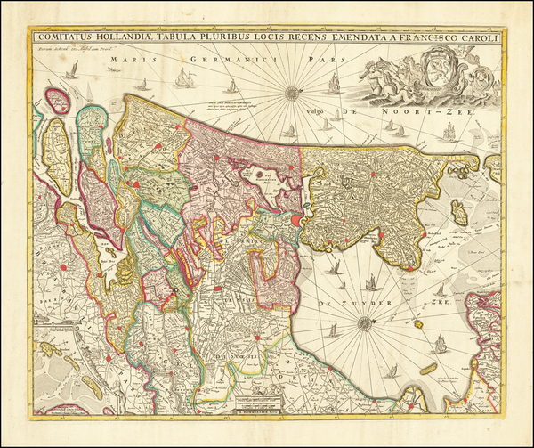 57-Netherlands Map By Peter Schenk / Joachim Bormeester