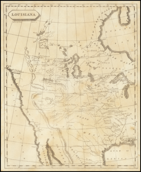 64-Midwest, Plains, Southwest, Rocky Mountains and California Map By Aaron Arrowsmith  &  Samu